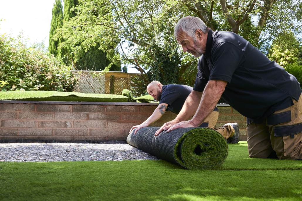 Kunstgras in de tuin