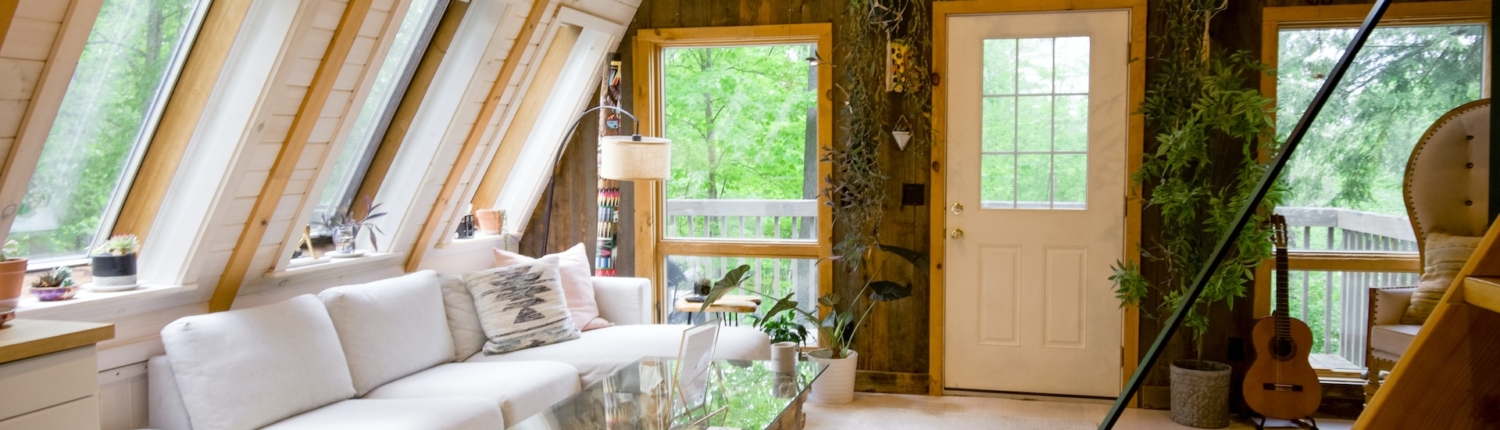 Hout in de woonkamer